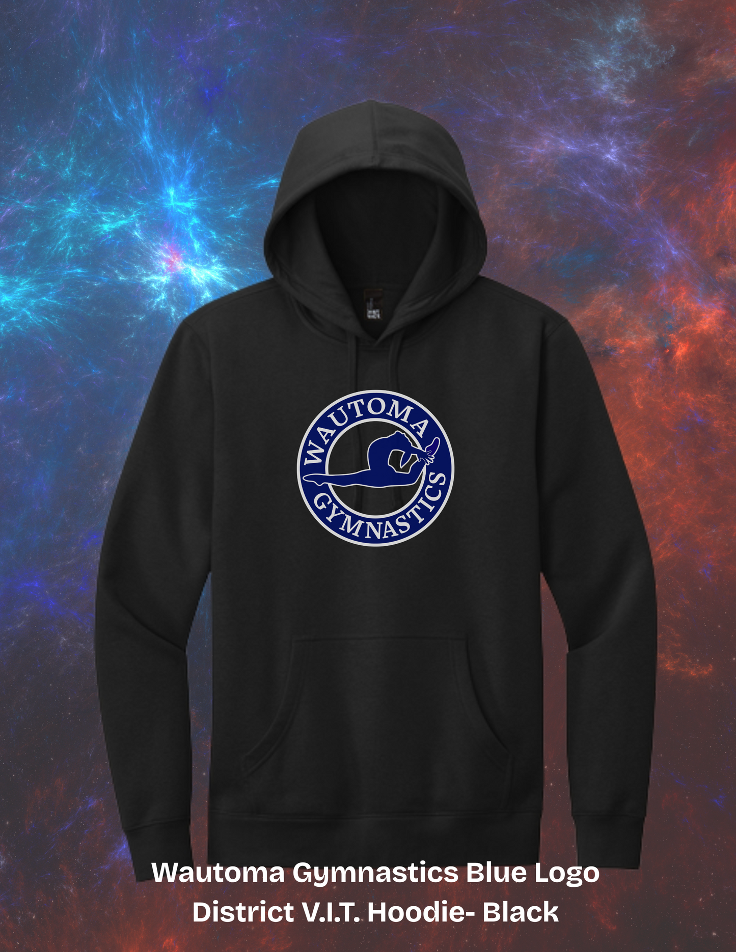 Wautoma Gymnastics Logo Hoodie