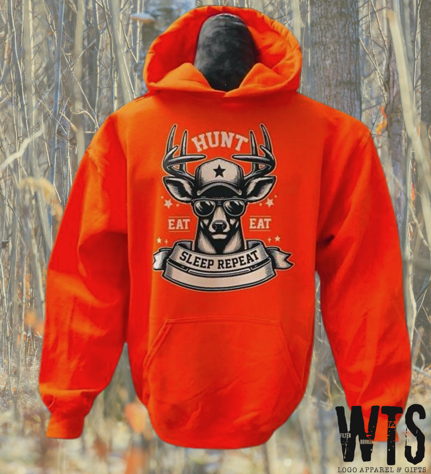 Hunt, Eat, Sleep, Repeat Sweatshirt