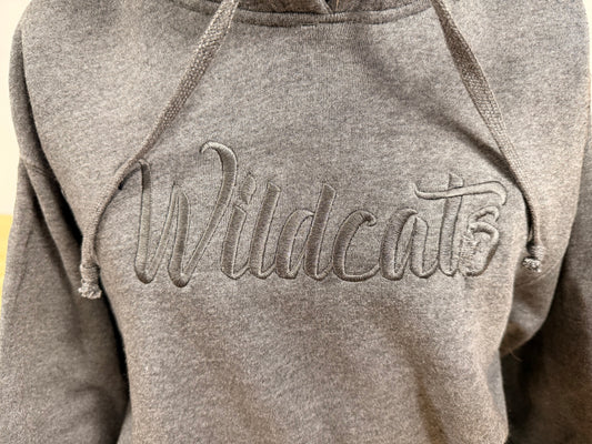 J.America Wildcats Embroidered Gaiter Hoodie