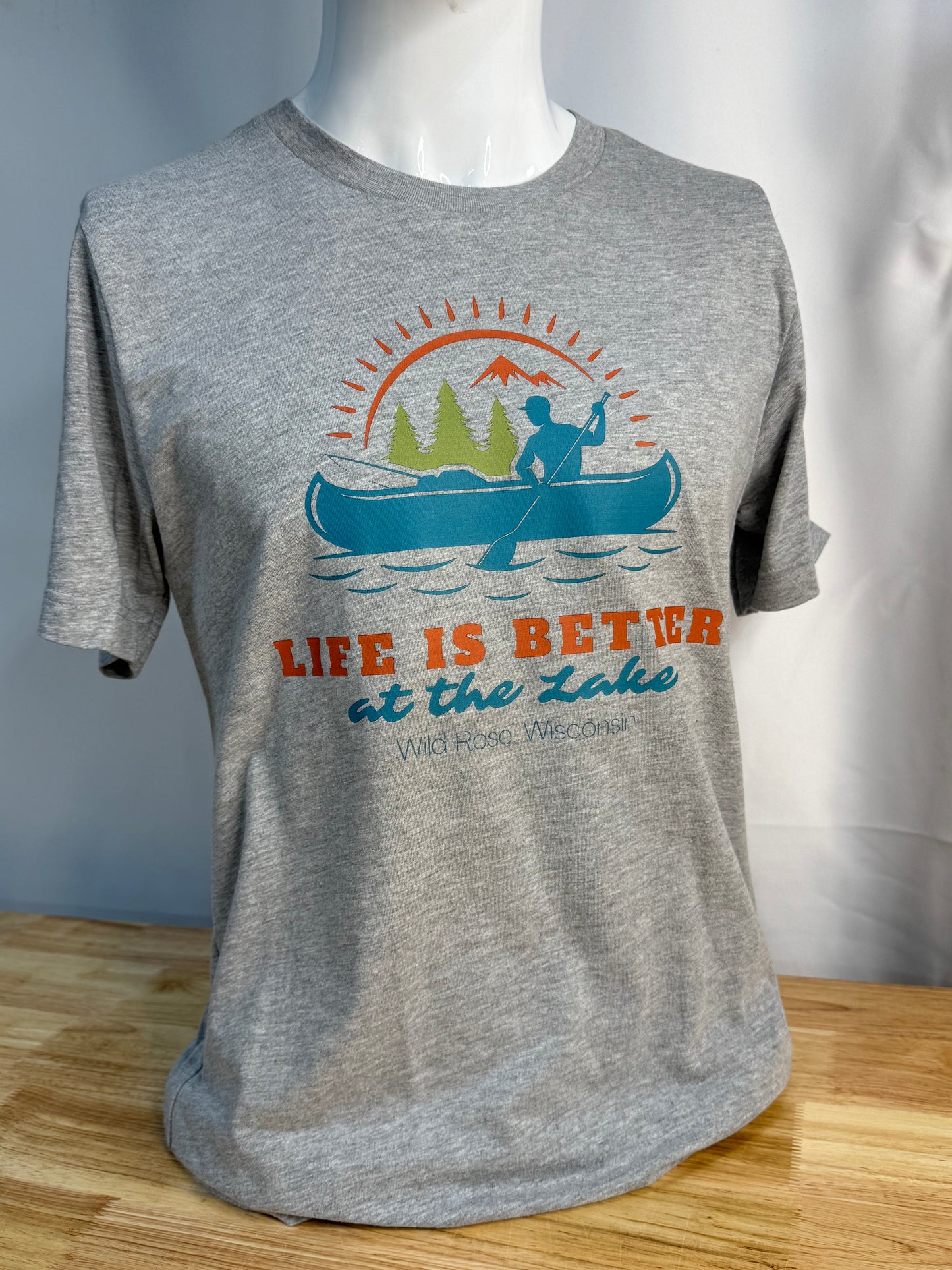 Life is Better at the Lake: Wild Rose Graphic Tee