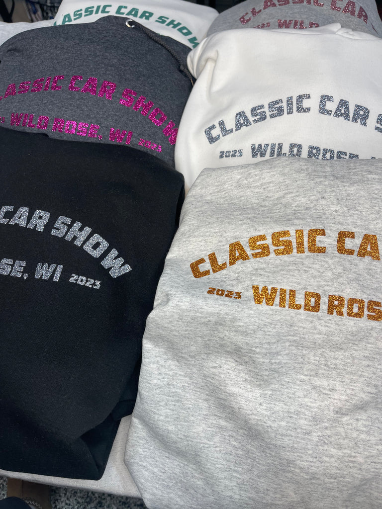 Wild Rose Car Show Custom Logo Wear