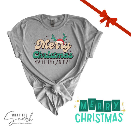 Merry Christmas YA FILTHY ANIMAL T-Shirts