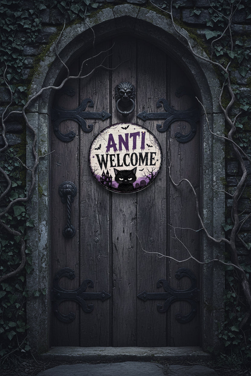 Anti-Welcome Sign
