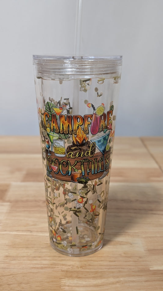 Camping Sno-Globe Tumbler