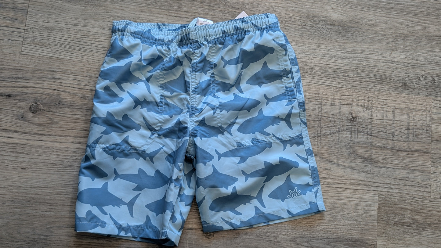 UV Skins Kids Shark Swim Shorts