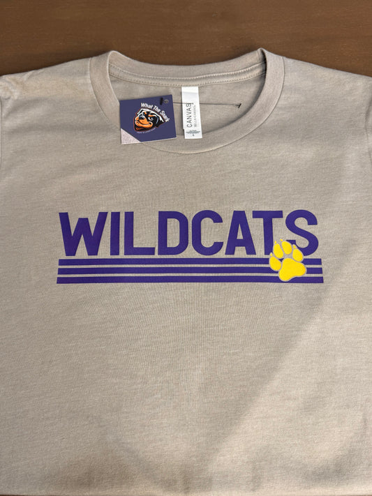 WILDCATS Varsity Lined Tee