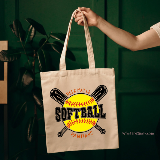 Personalized Softball Tote