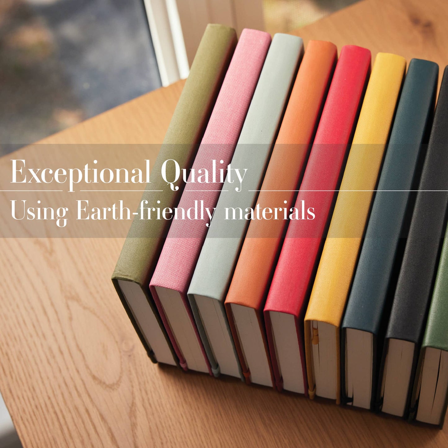 The Daily Planner - Hardcover with Library Buckram Cover: Evergreen