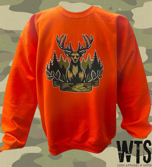 Camo Deer Sweatshirt
