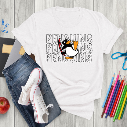 Penguins Outlined Tee