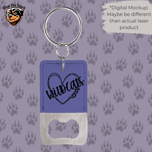 Wildcats Bottle Opener Keychain