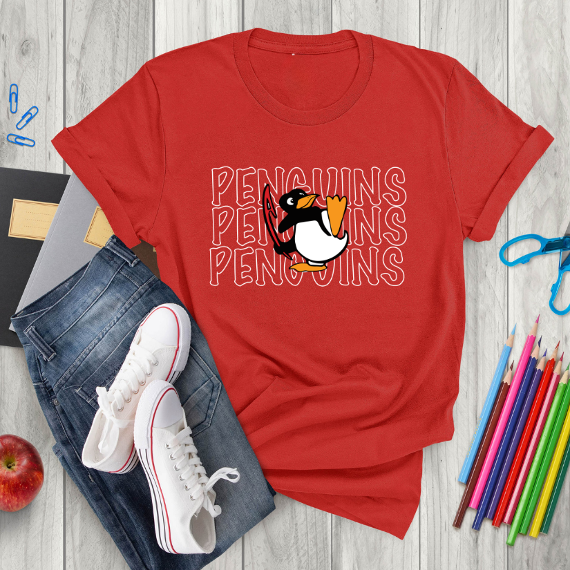 Penguins Outlined Tee