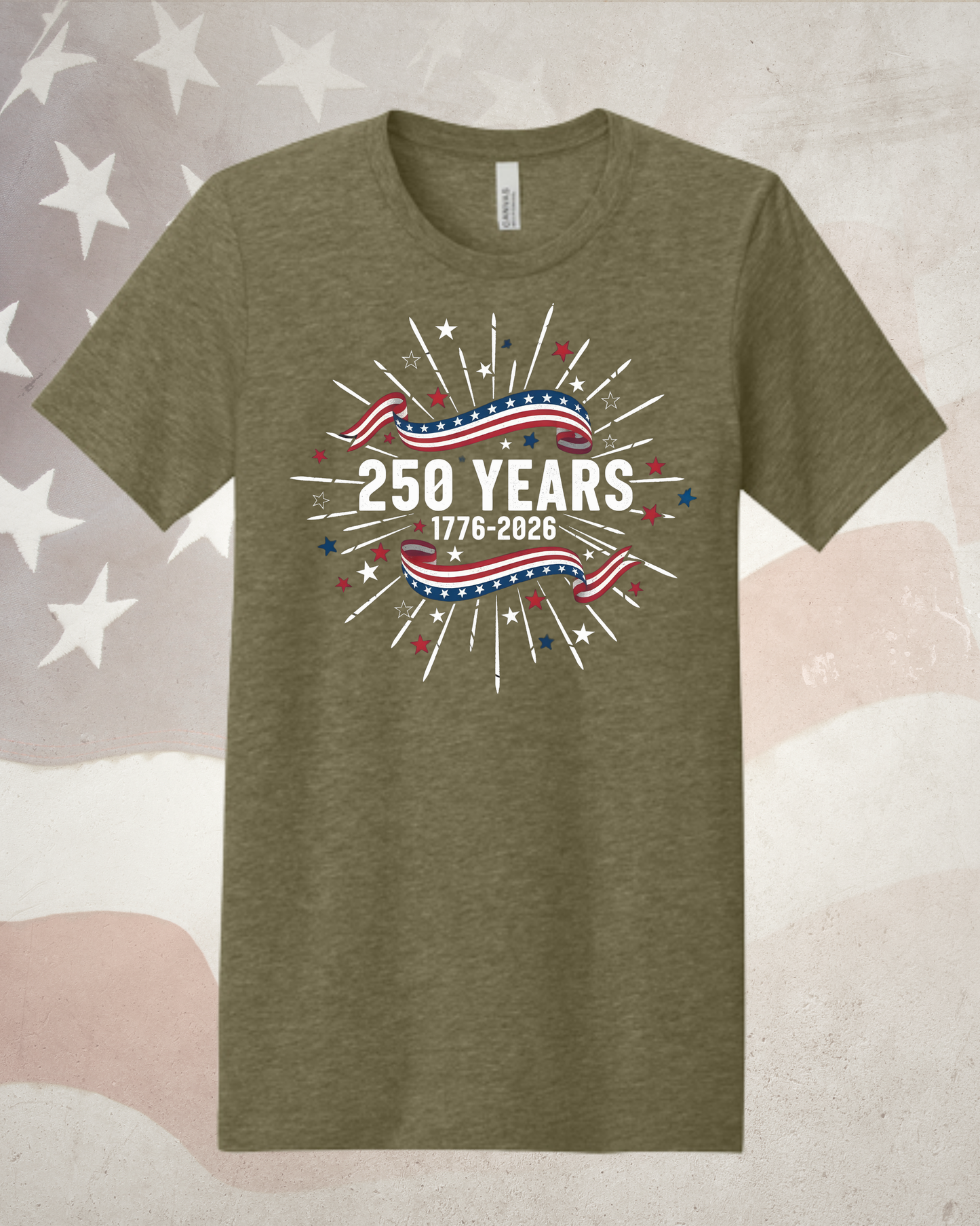 The "Spark the Celebration" 250 Years Tee