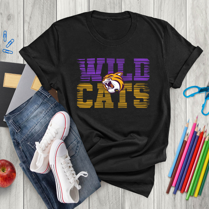 Wildcats Grunge Mascot Tee