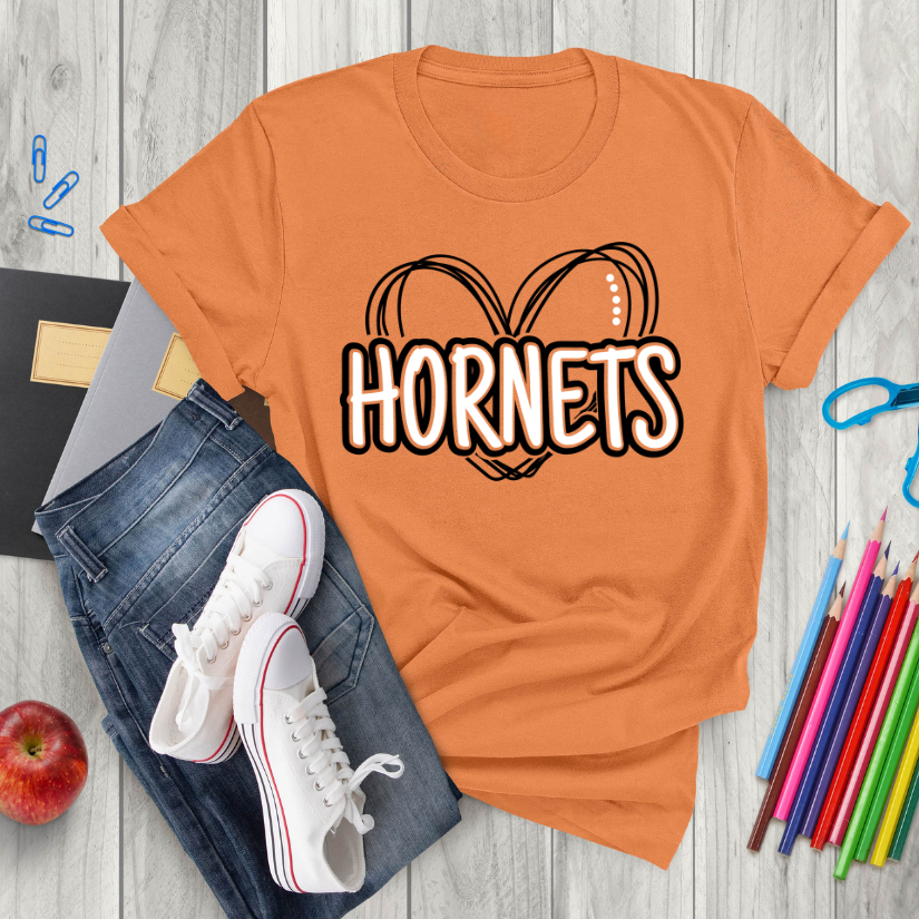 Hornets Have Heart Tee