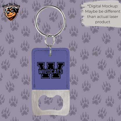 Wildcats Bottle Opener Keychain
