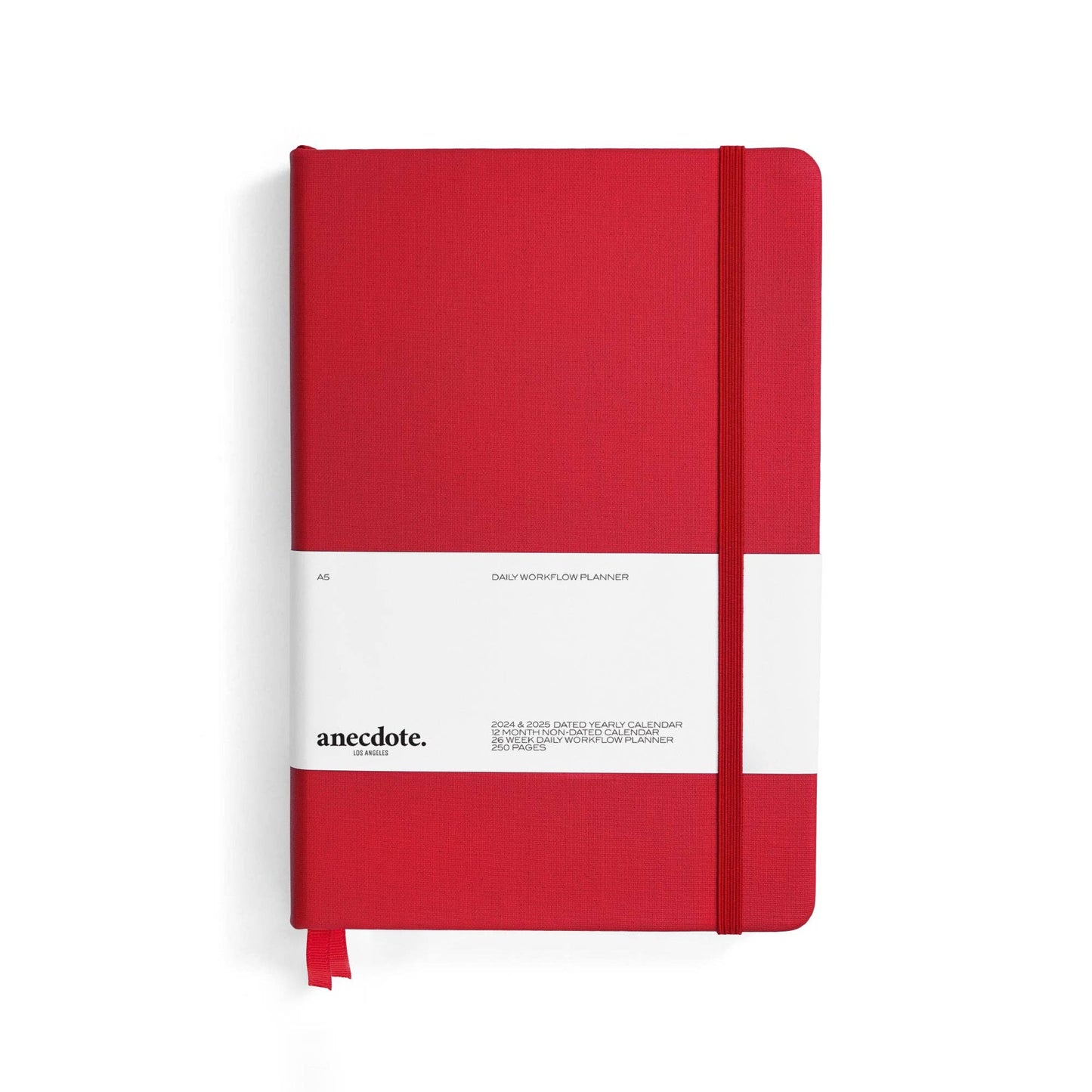 The Daily Planner - Hardcover with Library Buckram Cover: Evergreen