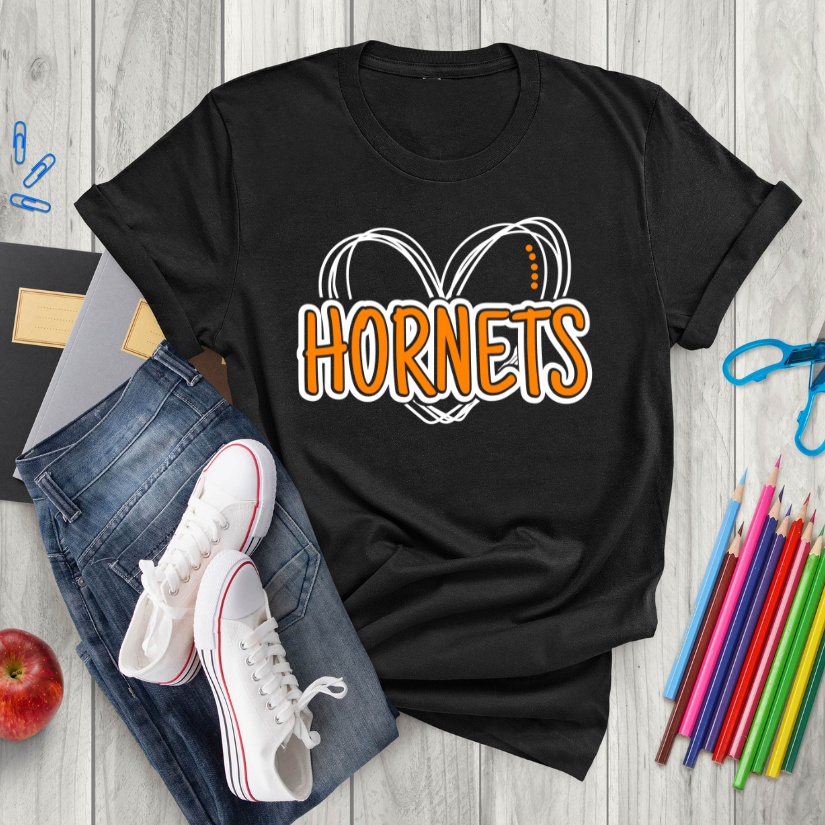Hornets Have Heart Tee