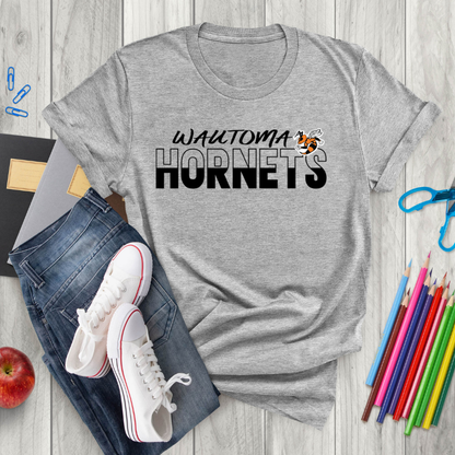 Wautoma Hornets Block Tee