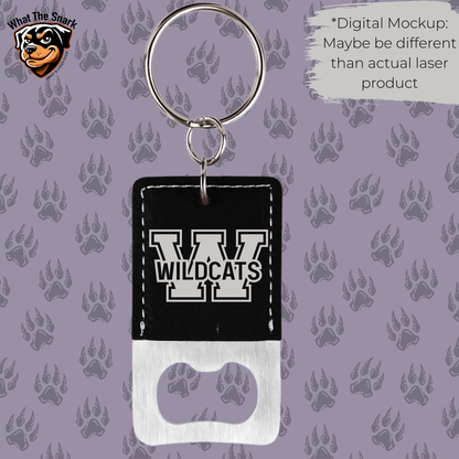 Wildcats Bottle Opener Keychain