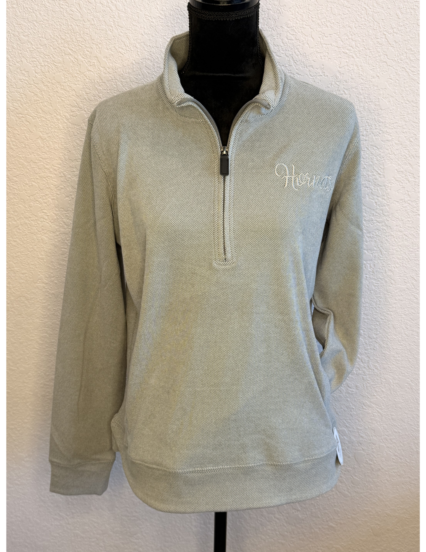1/4 Zip Hornets Embroidered Fleece