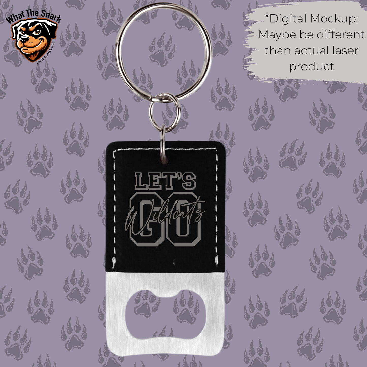 Wildcats Bottle Opener Keychain