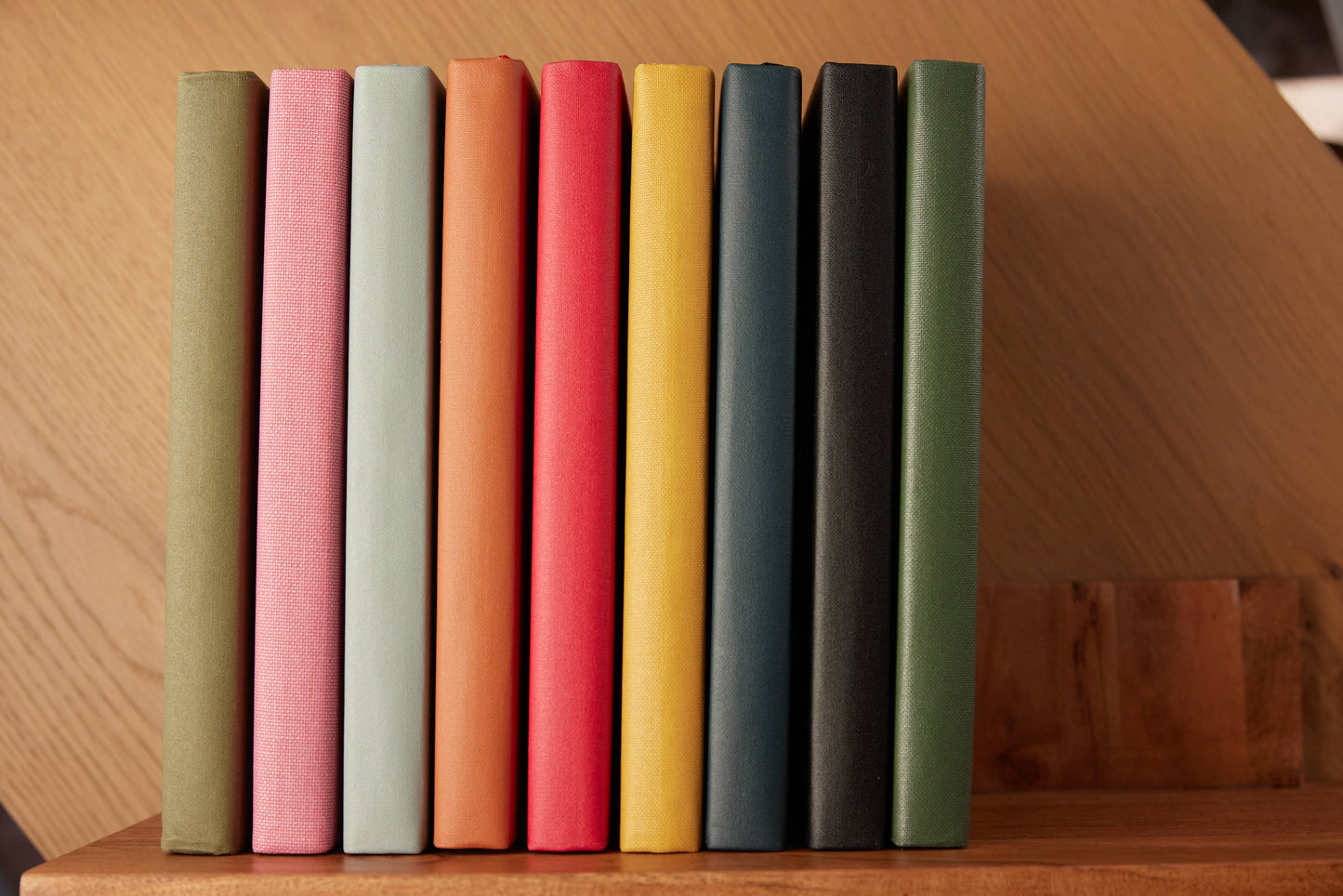 The Daily Planner - Hardcover with Library Buckram Cover: Mustard