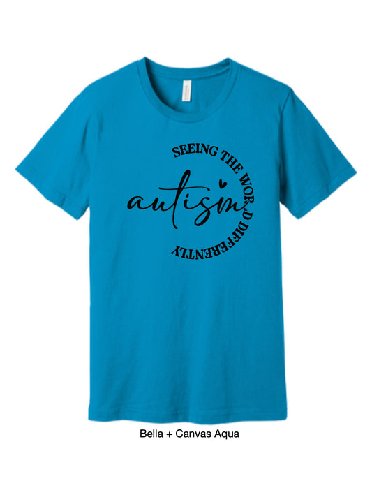 Autism Seeing the World Differently blue