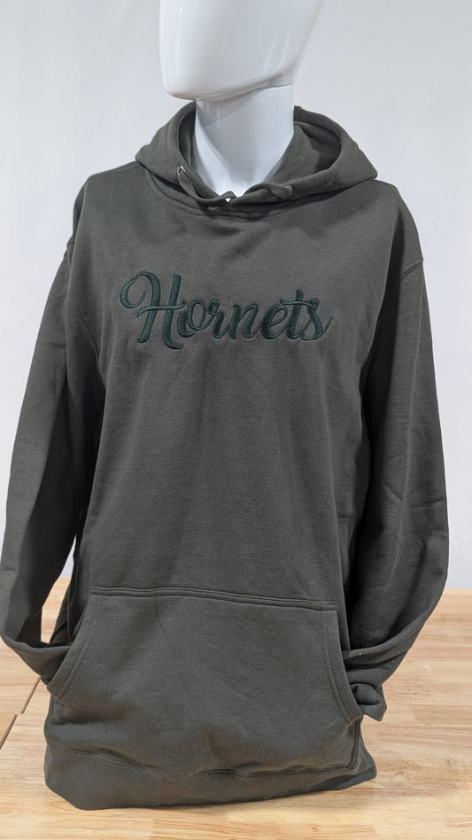 Green District Hornets Embroidered Hoodie