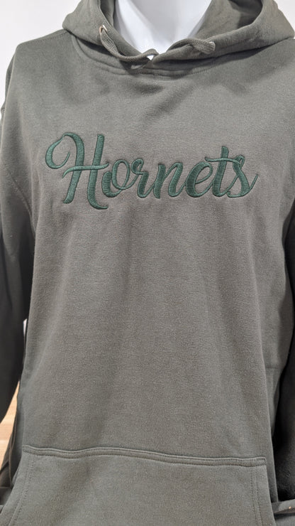 Green District Hornets Embroidered Hoodie