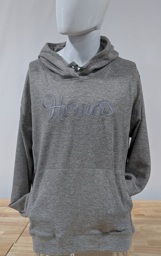 Grey J America Hornets Embroidered Hoodie