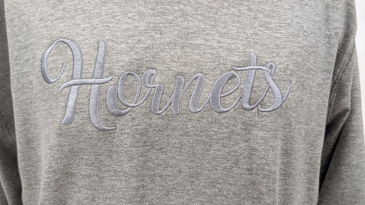 Grey J America Hornets Embroidered Hoodie
