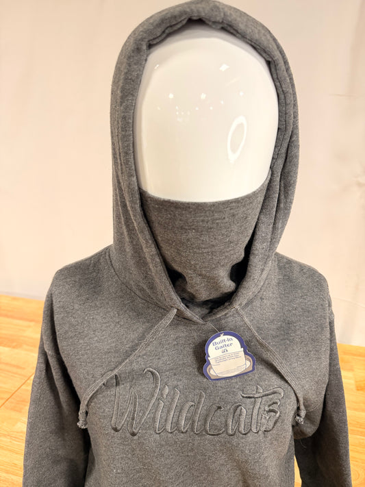 J.America  Wildcats Embroidered Gaiter Hoodie