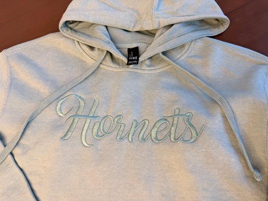 District Sage Hornets Embroidered Hoodie