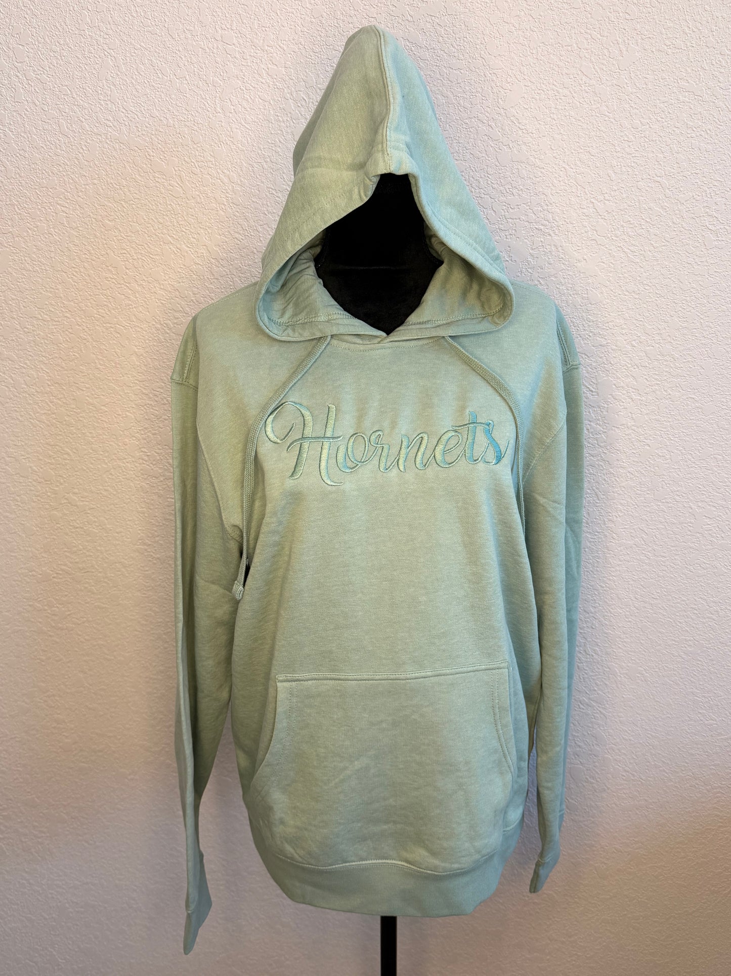 District Sage Hornets Embroidered Hoodie