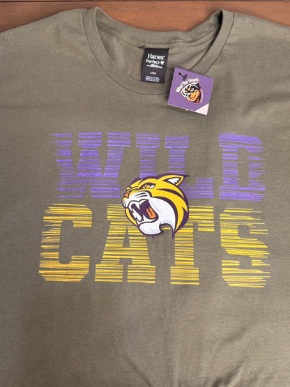 Fierce Wild Cats Mascot Graphic Tee