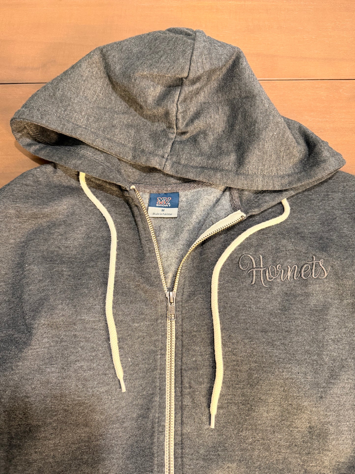 Full Zip Hornets Embroidered Hoodie