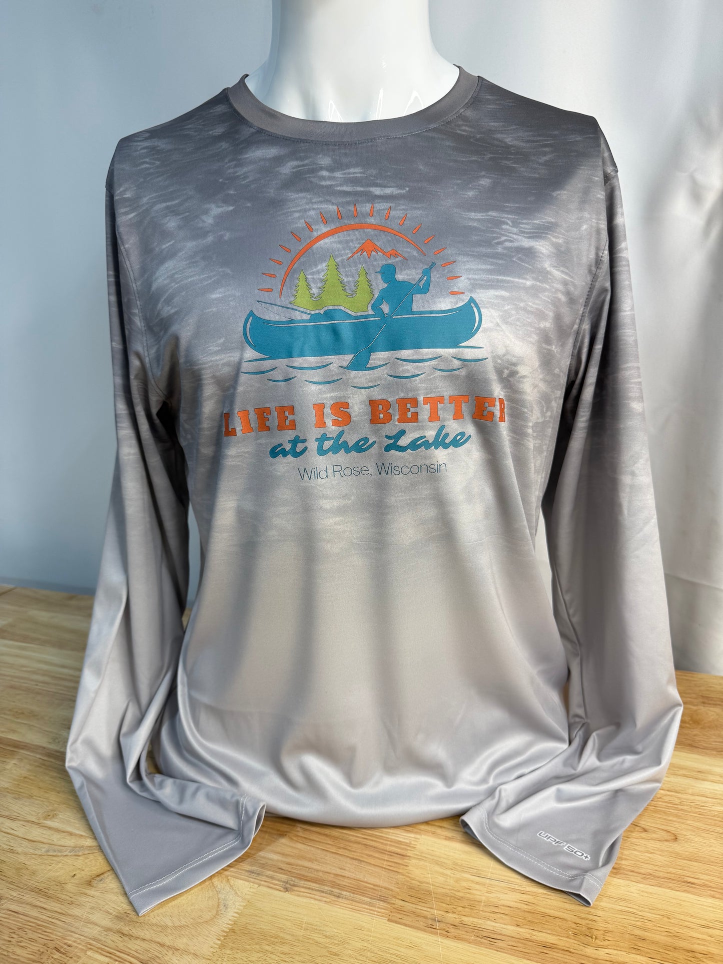 Wild Rose Life is Better at the Lake Performance Long Sleeve