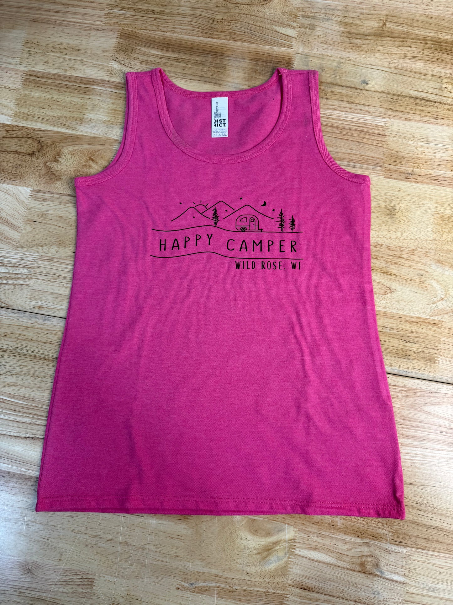 Happy Camper: Wild Rose Kids Tank Top