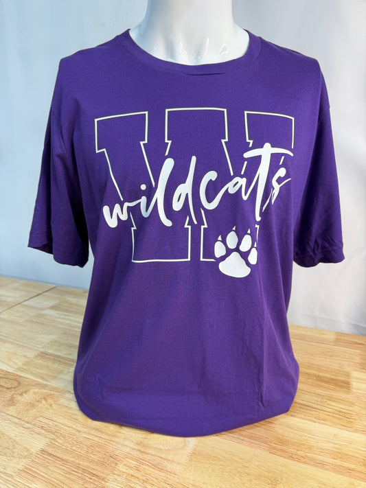 Royal Purple Wildcats Spirit T-Shirt