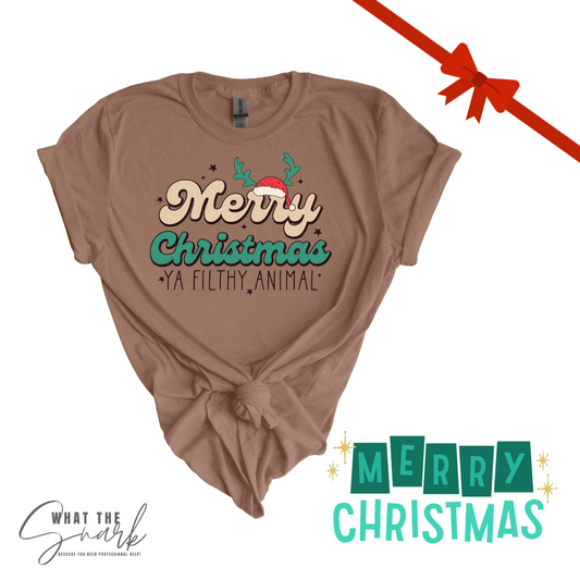 Merry Christmas YA FILTHY ANIMAL T-Shirts