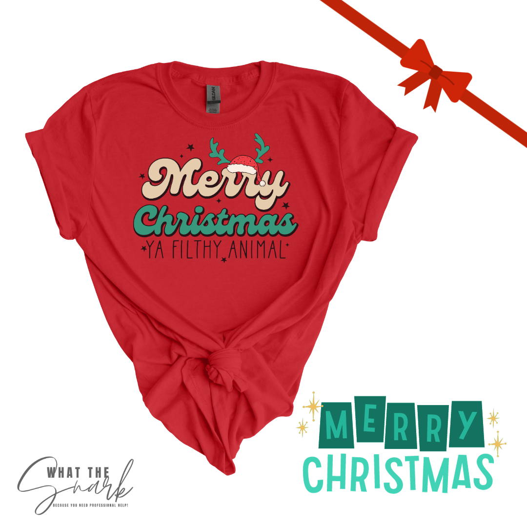 Merry Christmas YA FILTHY ANIMAL T-Shirts