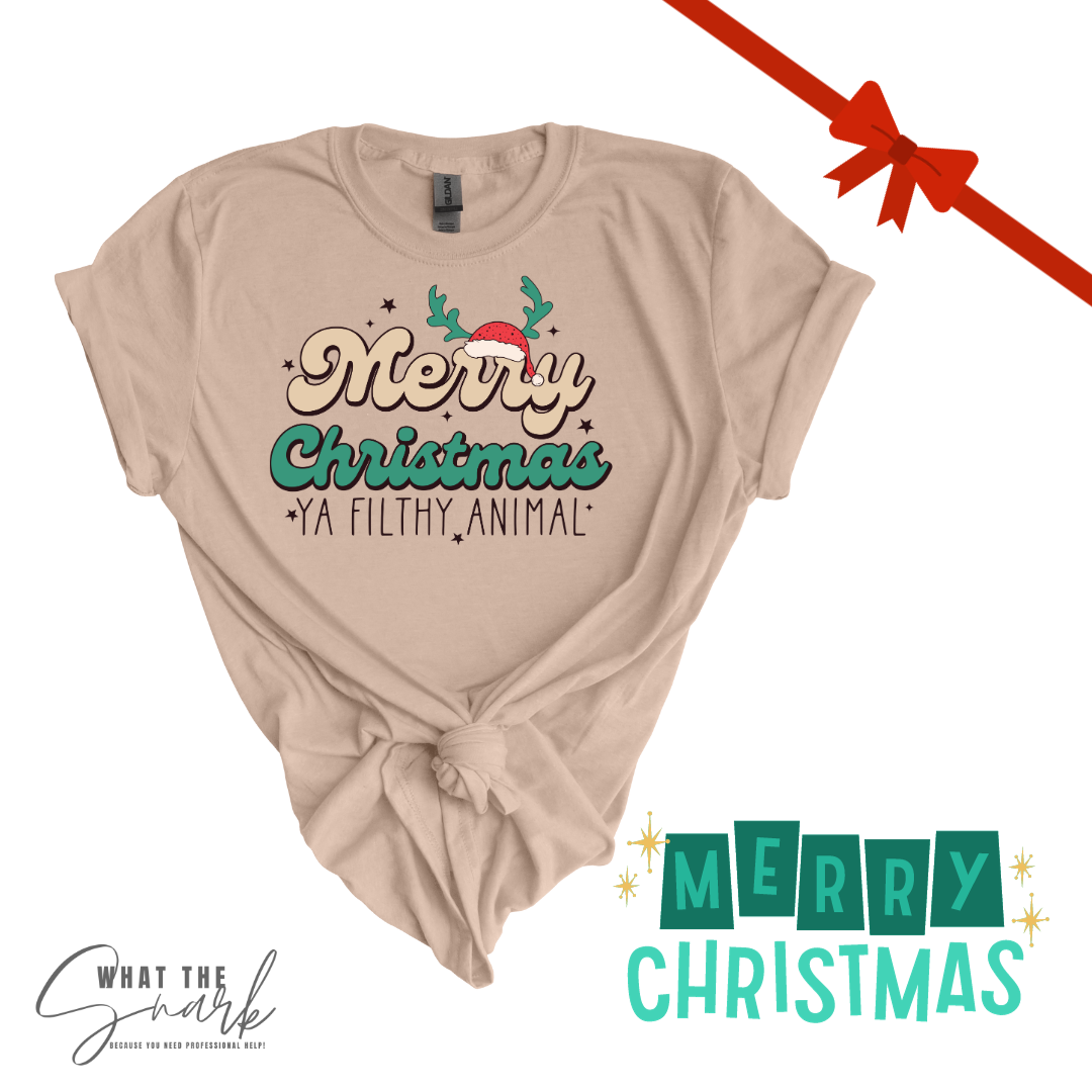 Merry Christmas YA FILTHY ANIMAL T-Shirts
