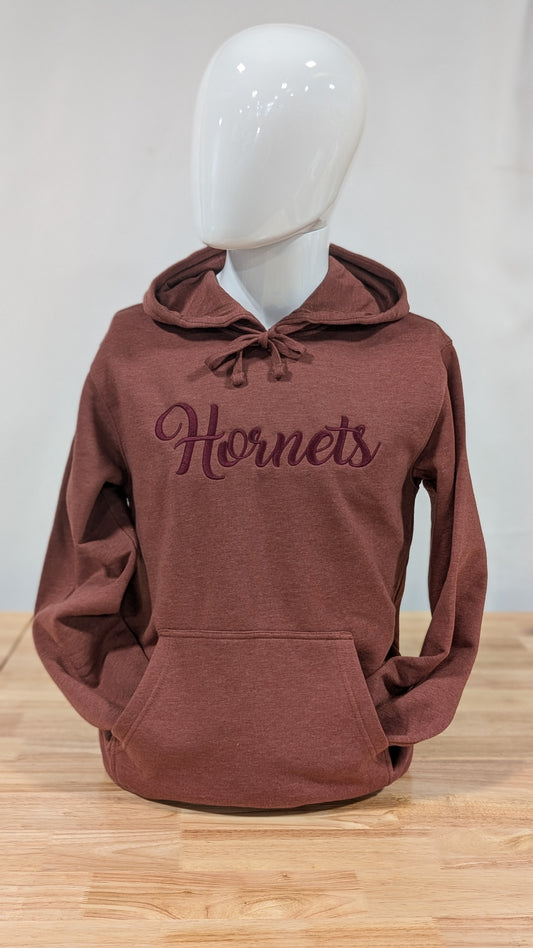 Red District Hornets Embroidered Hoodie