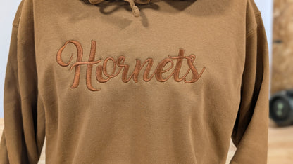 Brown District Hornets Embroidered Hoodie