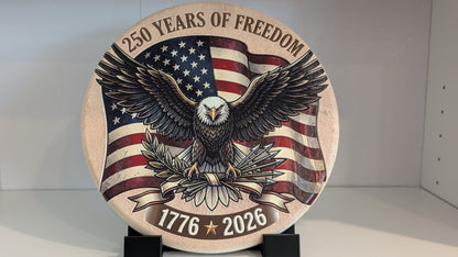 Wooden 250 Plaque