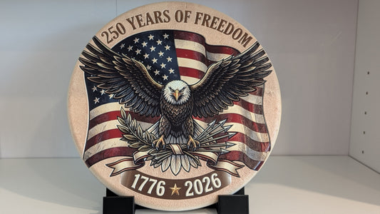 Wooden 250 Plaque