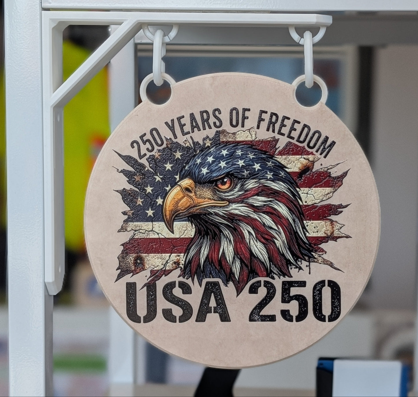 250th Celebration Hanging Sign
