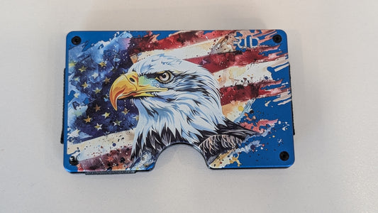 Patriotic Grid Wallet