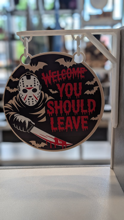 Just Waiting for Halloween Sign